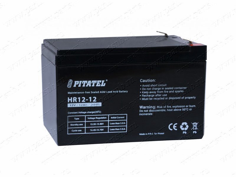 Купить аккумулятор Pitatel NP12-12, HR12-12 (12V, 12000mAh) BC12-12