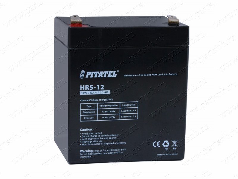 Купить аккумулятор Pitatel HR5.8-12, HR 1221W (12V, 5000mAh) APCRBC143