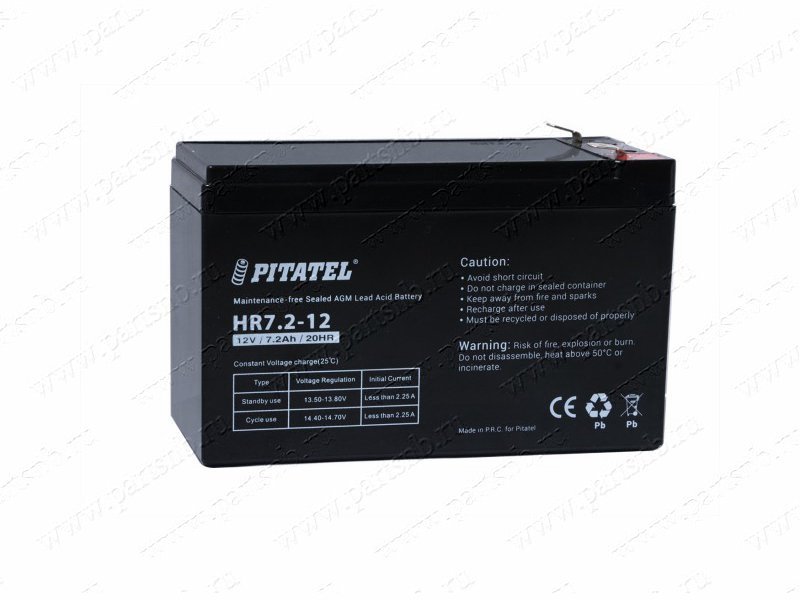 Купить аккумулятор Pitatel DTM 1207, GP 1272, HR7.2-12 (12V, 7200mAh) BC7-12