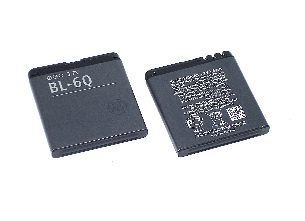 Купить аккумуляторная батарея BL-6Q для Nokia 6700C