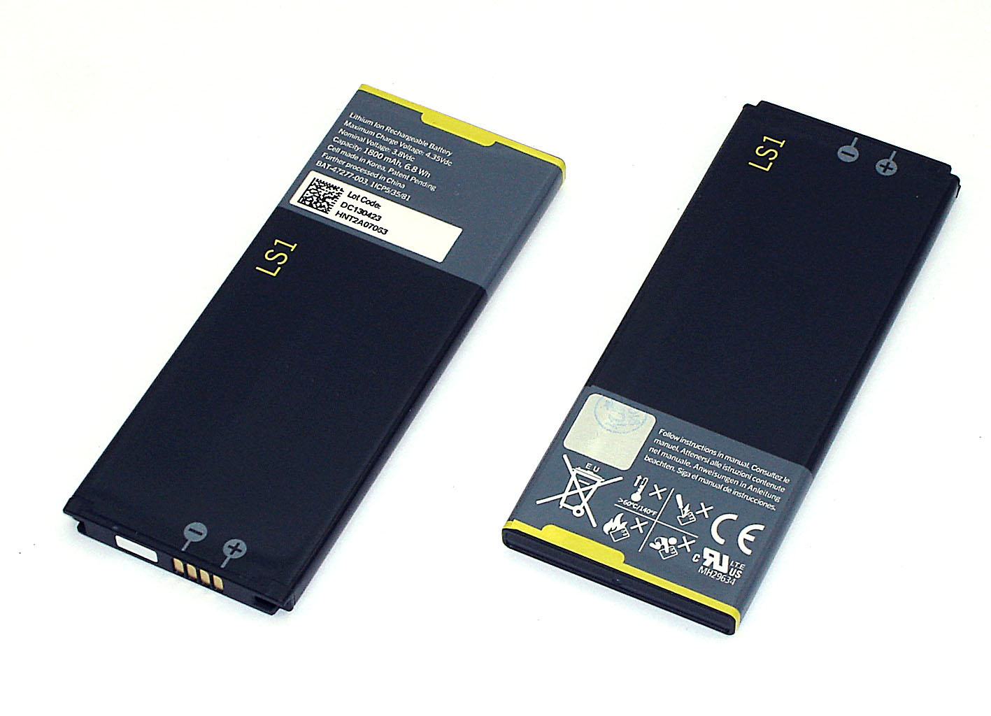 Купить аккумуляторная батарея BAT-47277-003, LS1 для Blackberry Z10, 1800mAh, 3.8V