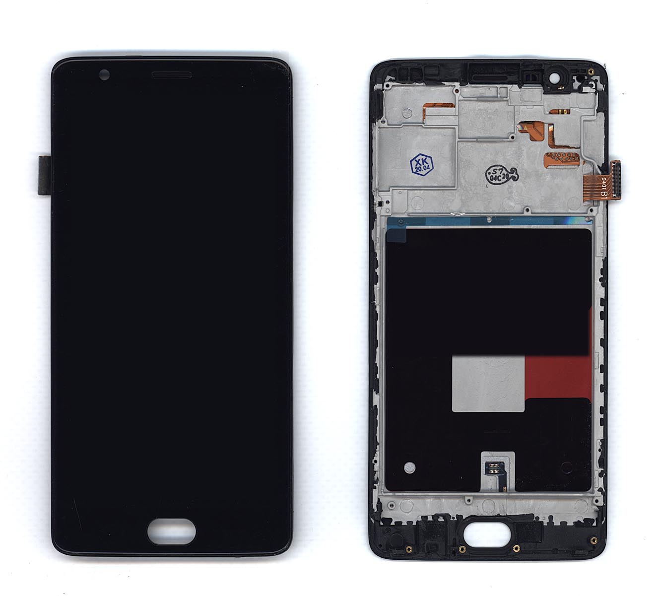 Купить модуль (матрица + тачскрин) для OnePlus 3T (TFT) черный c рамкой