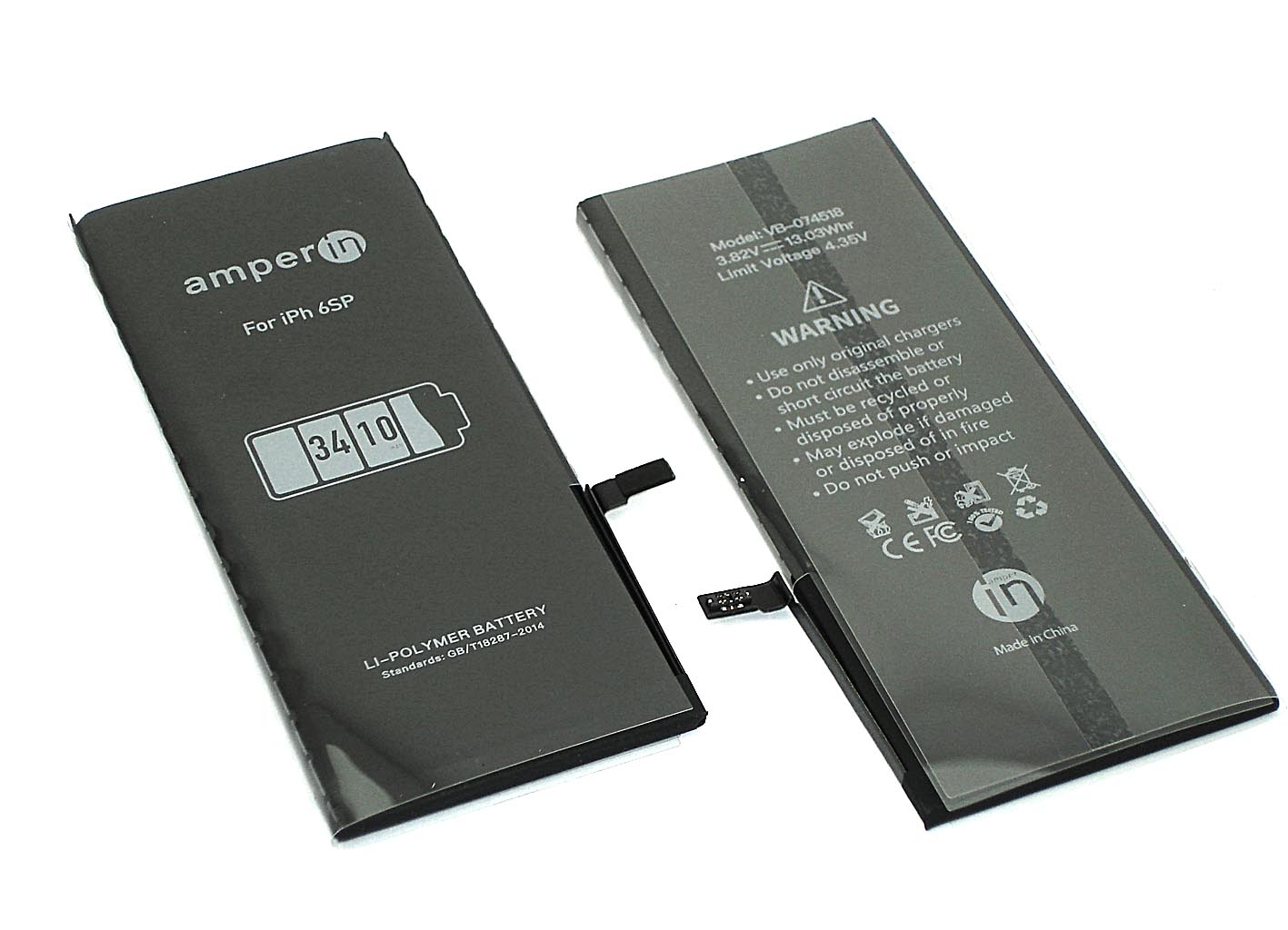 Купить аккумуляторная батарея Amperin для Apple iPhone 6S Plus 3,8V 3410mAh