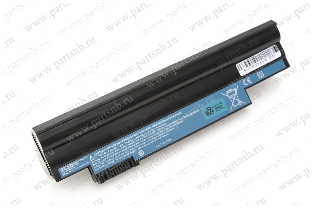Купить аккумулятор для ноутбука Acer Aspire One D255E-N558Qws  5200 mah 11.1V