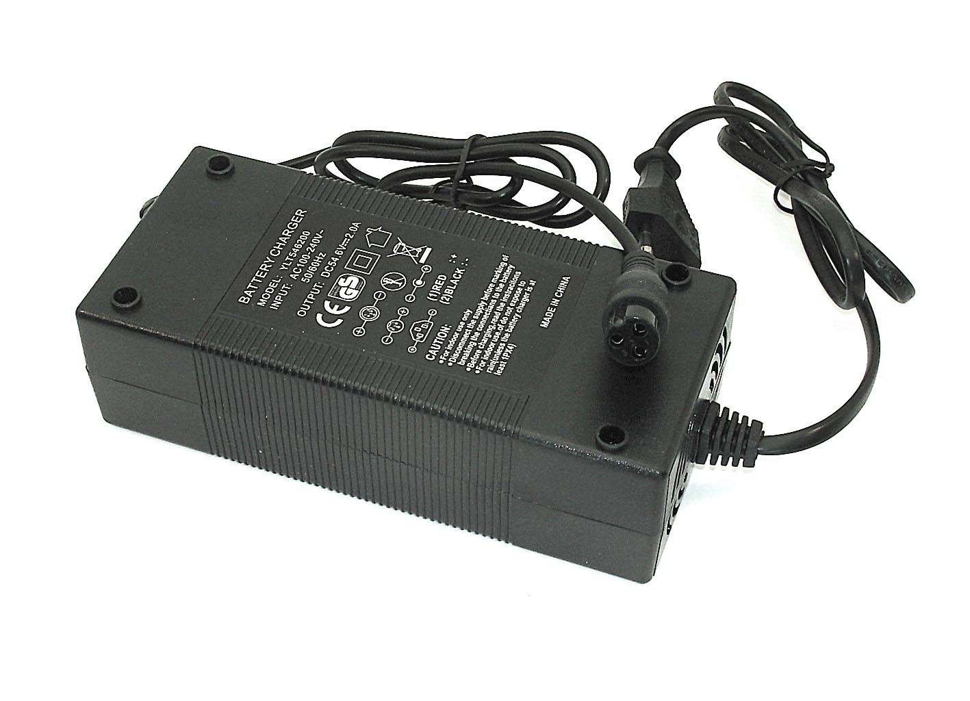 Купить блок питания (сетевой адаптер) для гироскутеров 54,6V 2A (YLT546200)