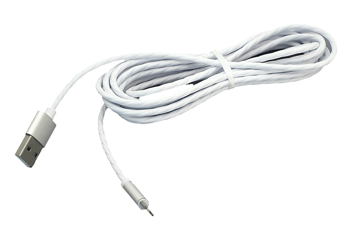 Купить кабель для зарядки Apple Lightning 8Pin. 3m. Белый