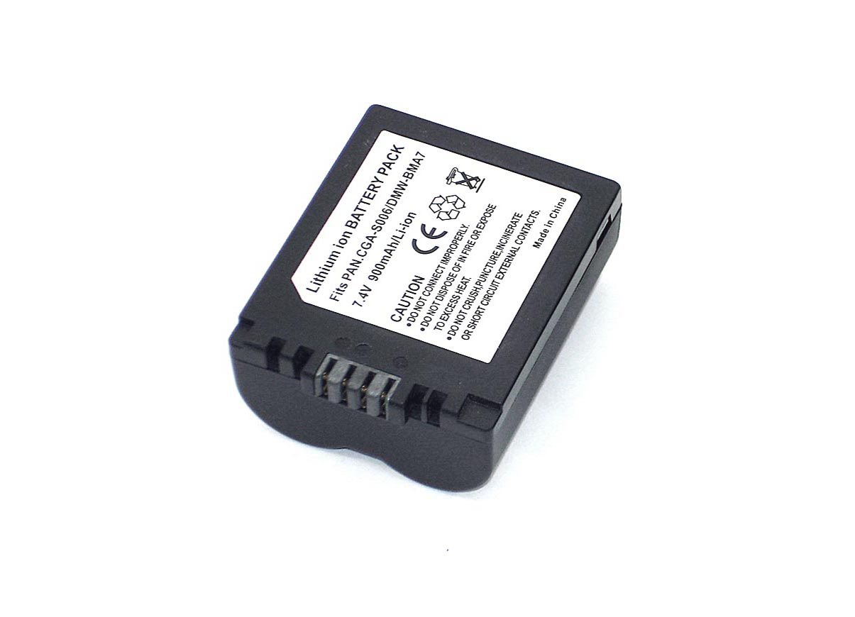 Купить аккумуляторная батарея для фотоаппарата Panasonic Lumix DMC-FZ2 (CGA-S006) 7,2V 1500mAh Li-ion
