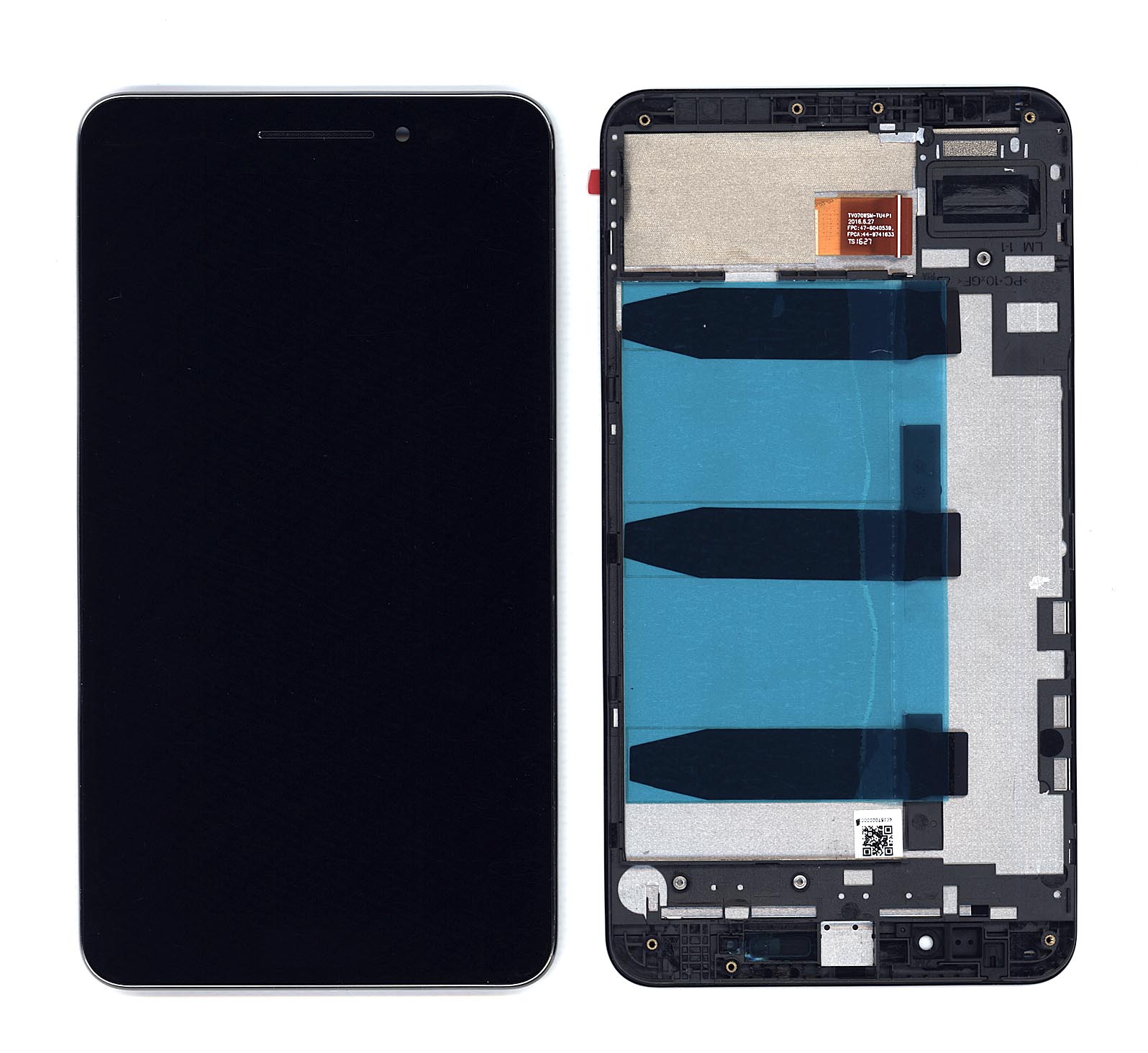 Купить модуль (матрица + тачскрин) для Asus ZenFone Go ZB690KG черный с рамкой