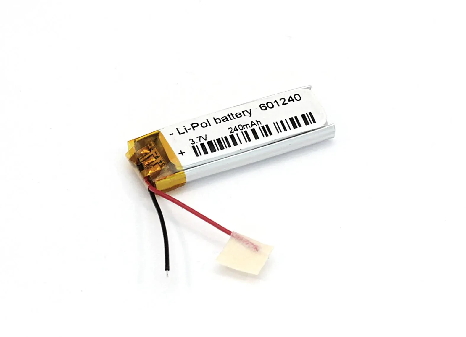 Аккумулятор Li-Pol (батарея) 6*12*40мм 2pin 3.7V/240mAh (1)