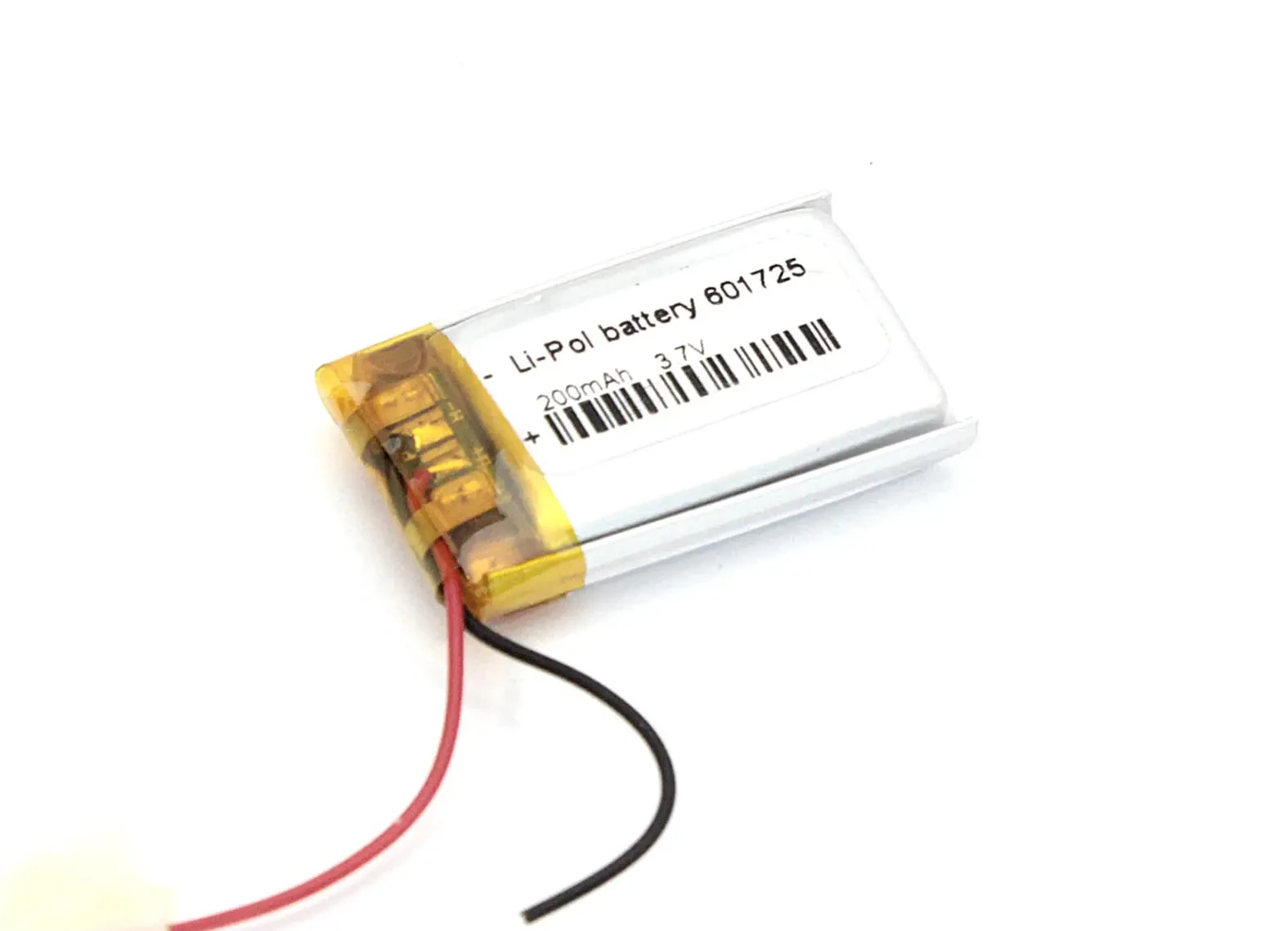 Аккумулятор Li-Pol (батарея) 6*17*25мм 2pin 3.7V/200mAh (1)