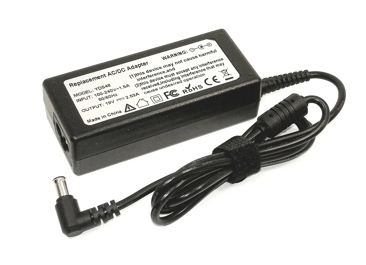 Блок питания для монитора и телевизора LCD 19V 2.53A 48W (6.5x4.4mm) OEM (1)