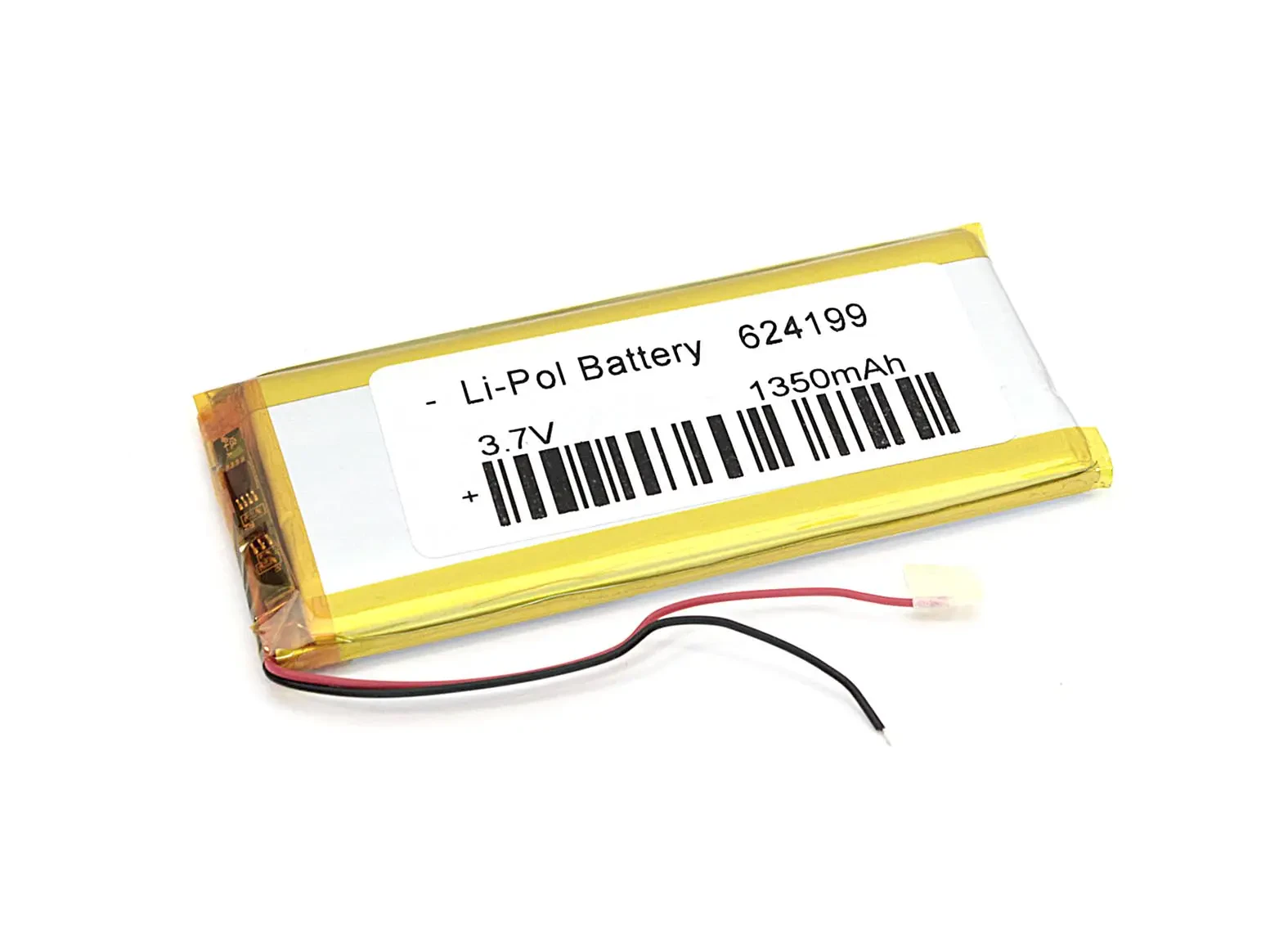 Аккумулятор Li-Pol (батарея) 6.2*41*99мм 2pin 3.7V/1350mAh (1)