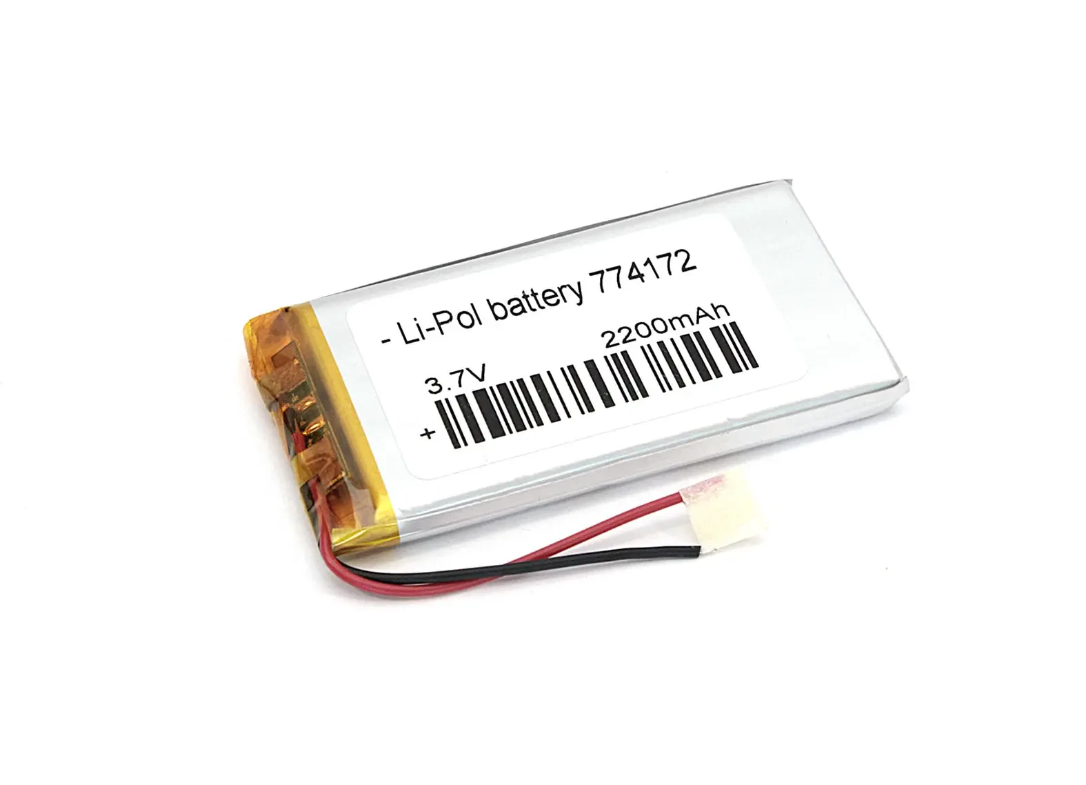 Аккумулятор Li-Pol (батарея) 7.7*41*72мм 2pin 3.7V/2200mAh (1)