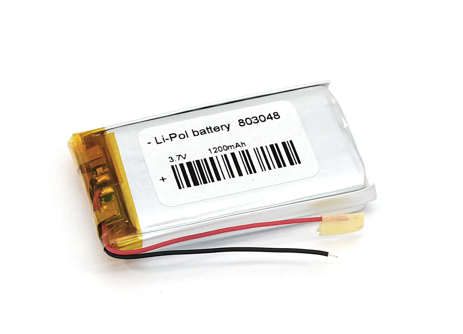 Аккумулятор Li-Pol (батарея) 8*30*48мм 2pin 3.7V/1200mAh (1)