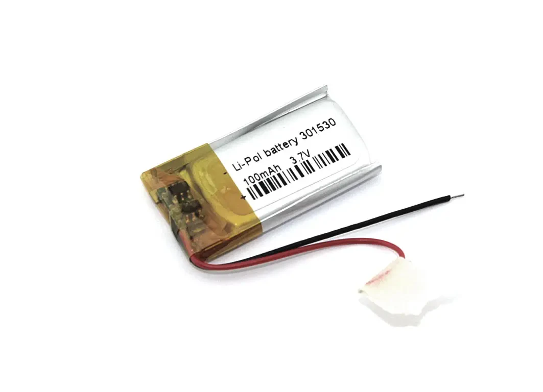 Аккумулятор Li-Pol (батарея) 3*15*30мм 2pin 3.7V/100mAh (1)