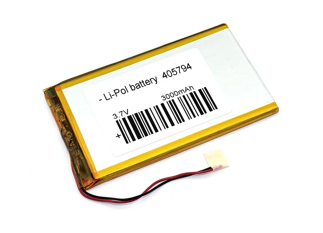 Аккумулятор Li-Pol (батарея) 4*57*94мм 2pin 3.7V/3000mAh (1)