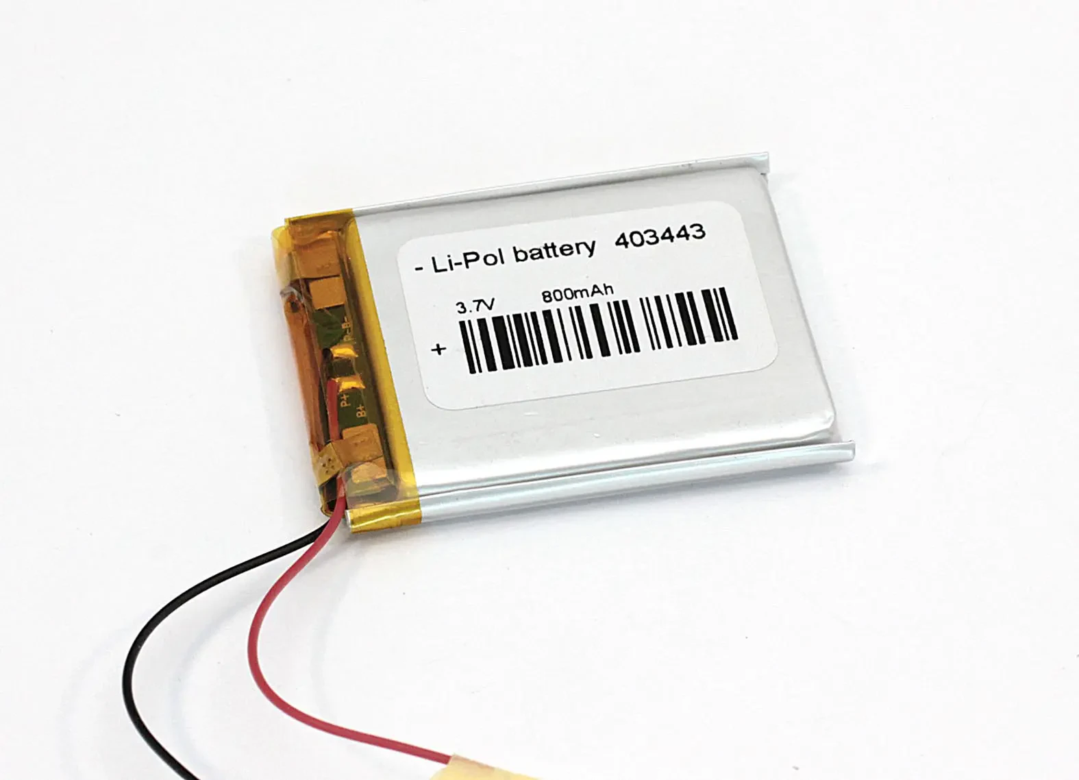 Аккумулятор Li-Pol (батарея) 4*34*43мм 2pin 3.7V/430mAh (1)