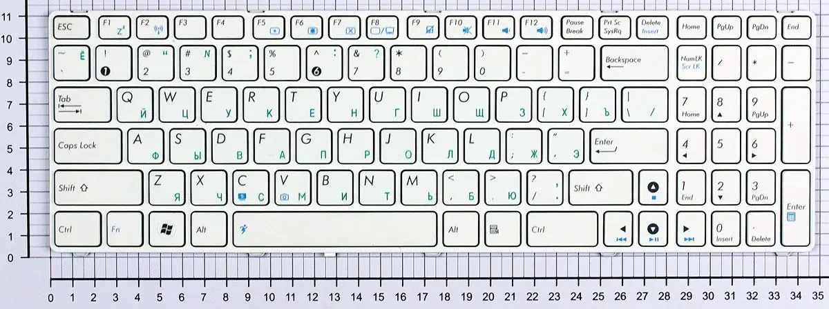 Клавиатура для ноутбука Asus 0KN0-J71RU02 (3)