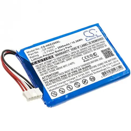 Аккумуляторная батарея CameronSino CS-HKE200SL для Harman/Kardon Esquire 2 3.7V 2800mAh 10.36Wh (1)