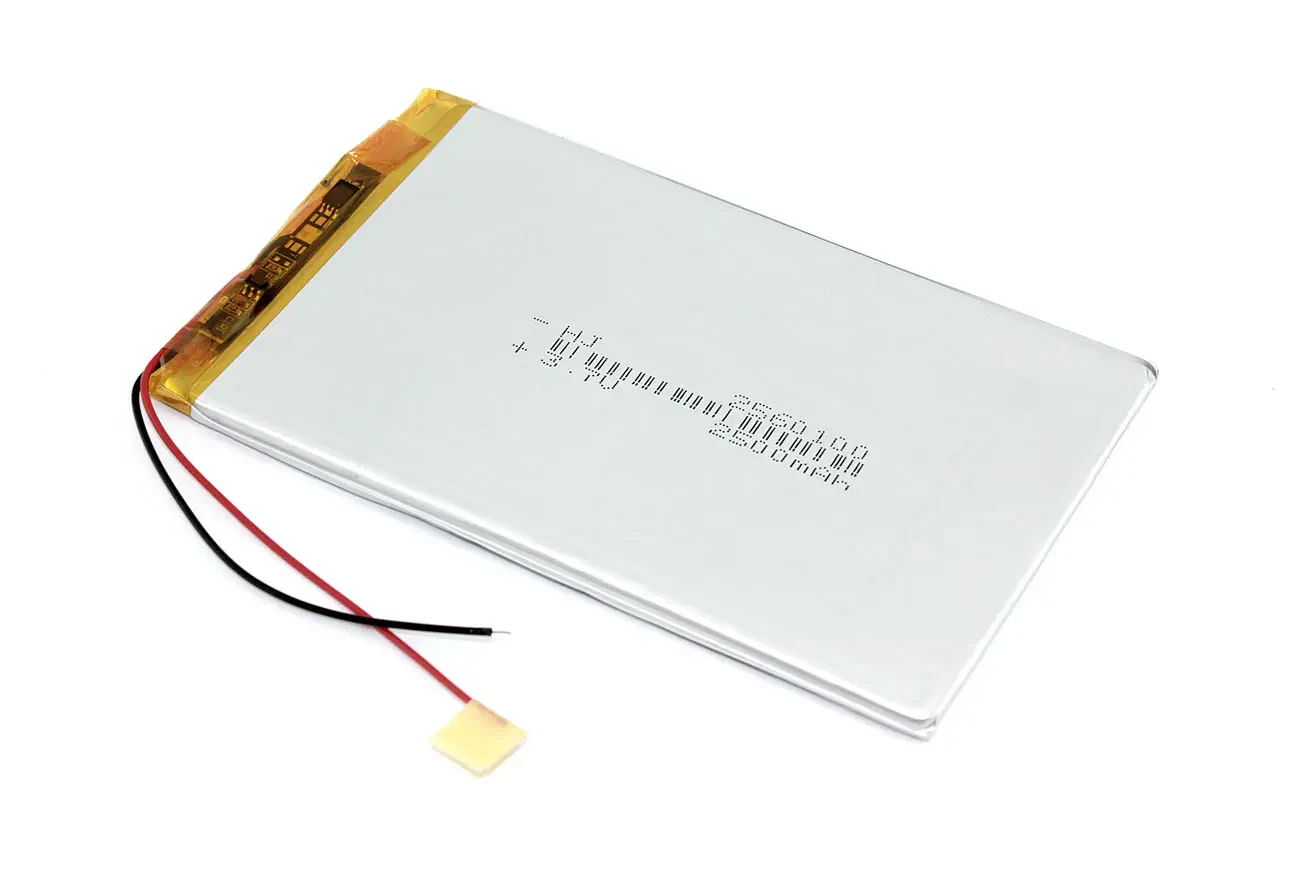 Аккумулятор Li-Pol (батарея) 2.5*60*100мм 2pin 3.7V/2500mAh (1)