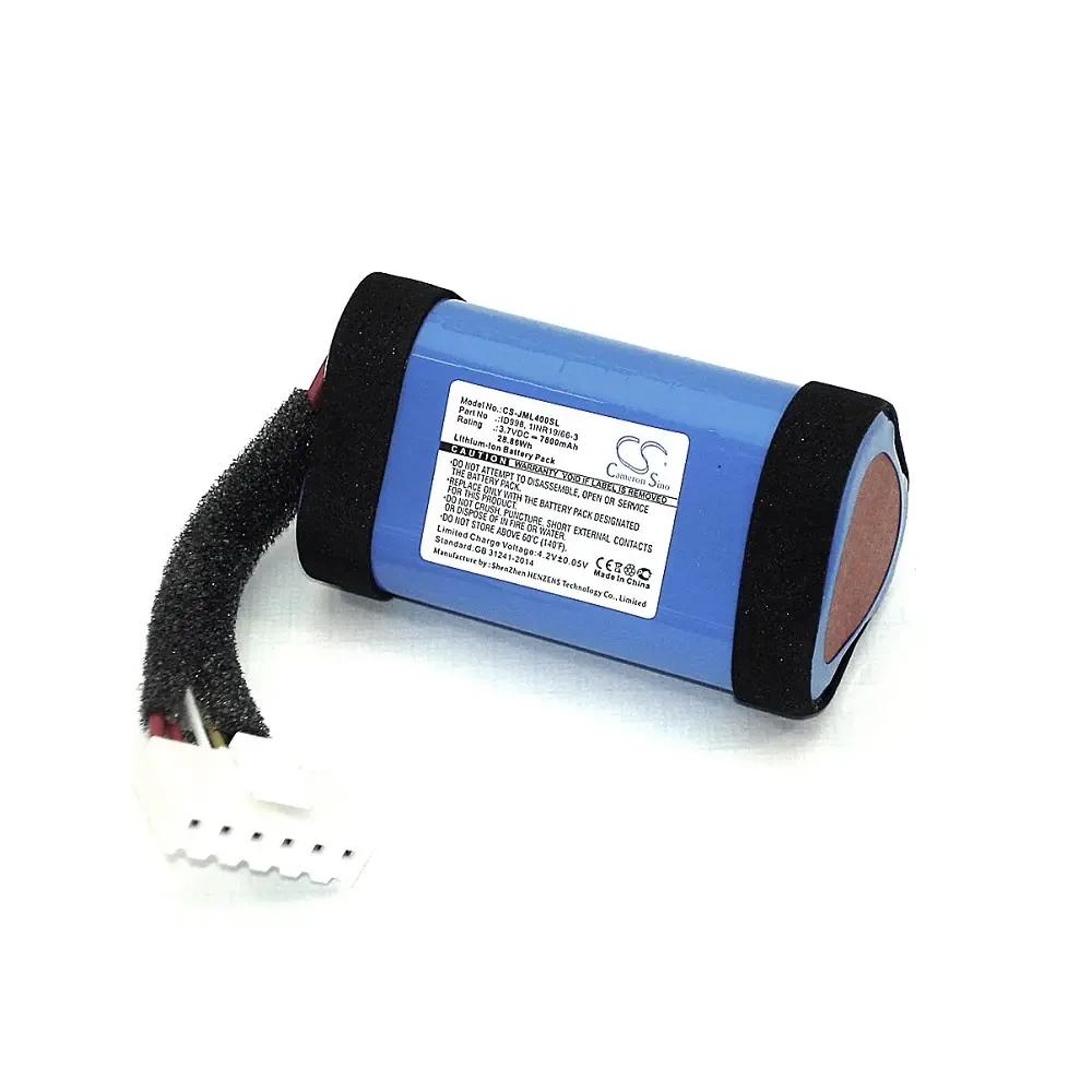 Аккумуляторная батарея CameronSino CS-JML400SL для JBL Charge 4 3.7V 7800mAh 28.86Wh (1)