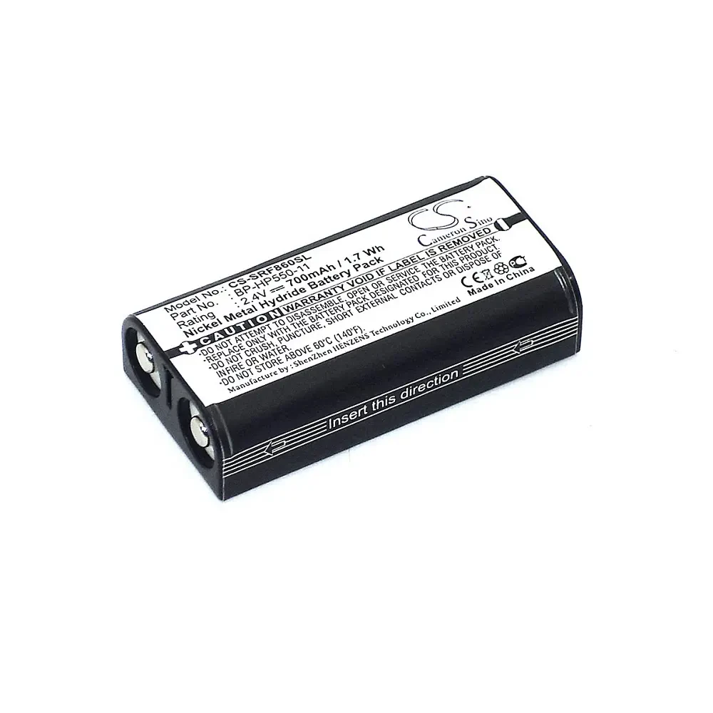 Аккумуляторная батарея CameronSino CS-SRF860SL для Sony BP-HP550-11 2.4V 700mAh 1.68Wh (1)