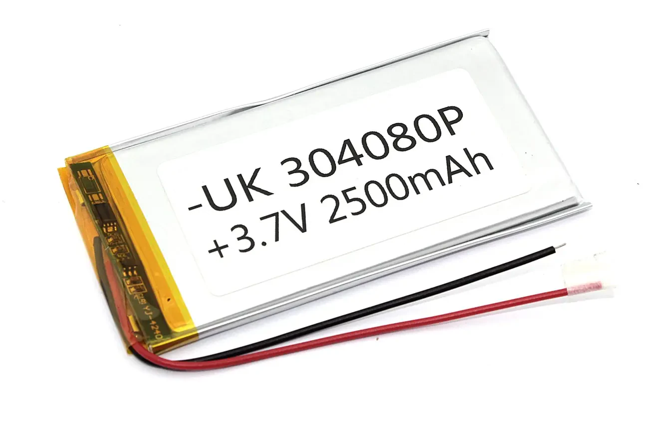 Аккумулятор Li-Pol (батарея) 3*40*80мм 2pin 3.7V/2500mAh (1)