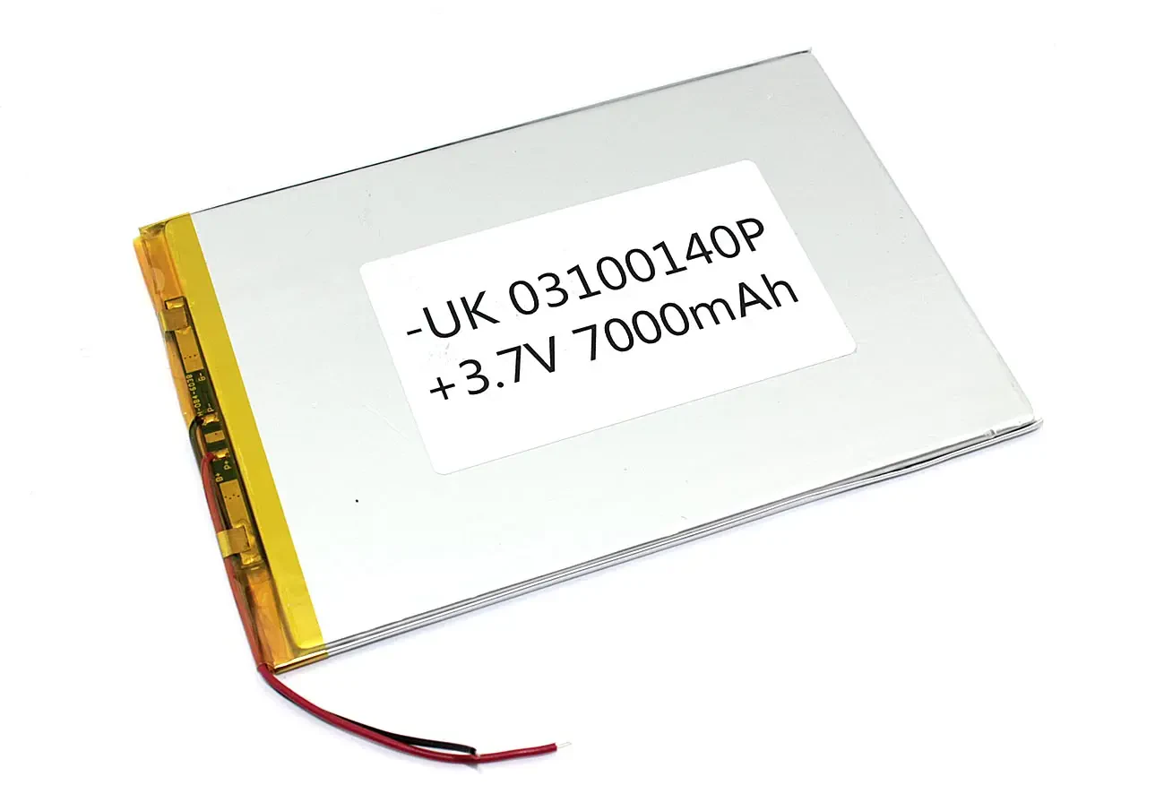 Аккумулятор Li-Pol (батарея) 3*100*140мм 2pin 3.7V/7000mAh (1)