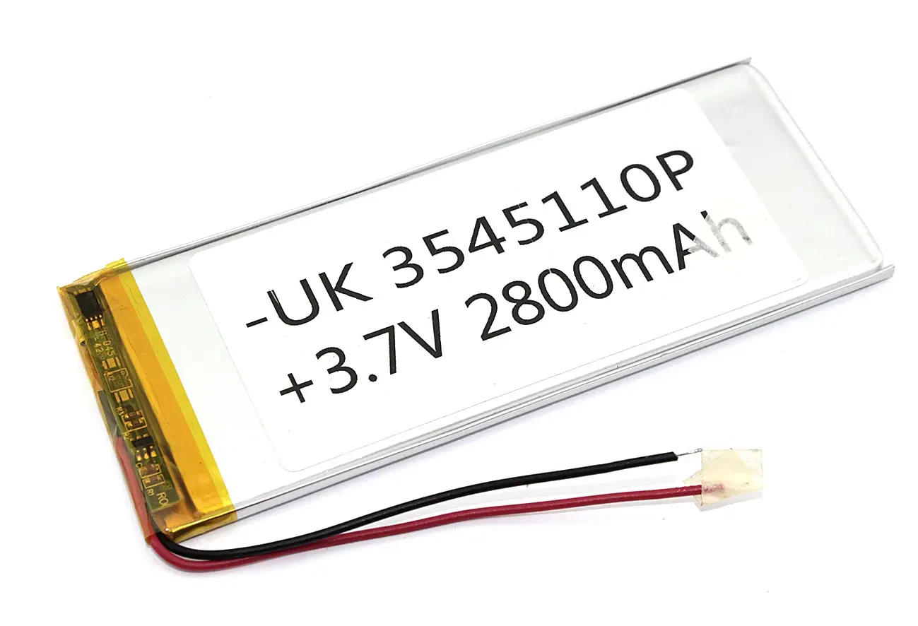 Аккумулятор Li-Pol (батарея) 3.5*45*110мм 2pin 3.7V/2800mAh (1)