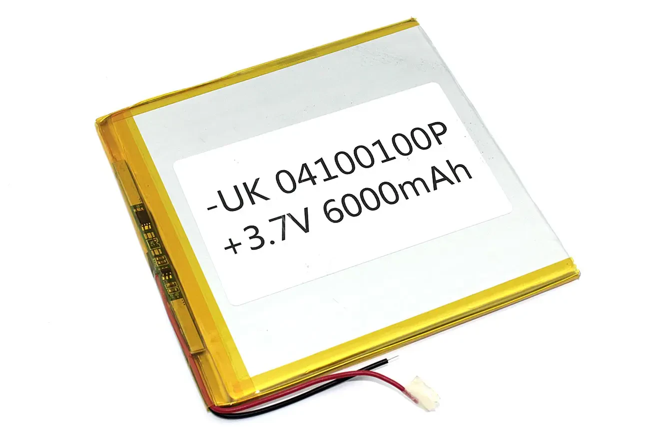 Аккумулятор Li-Pol (батарея) 4*100*100мм 2pin 3.7V/6000mAh (1)