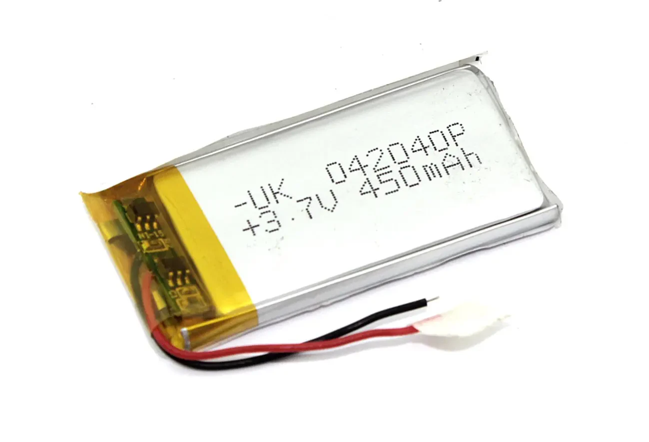 Аккумулятор Li-Pol (батарея) 4*20*40мм 2pin 3.7V/450mAh (1)