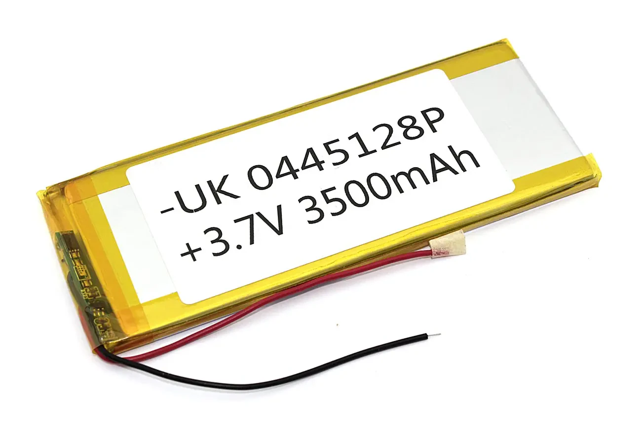 Аккумулятор Li-Pol (батарея) 4*45*128мм 2pin 3.7V/3500mAh (1)