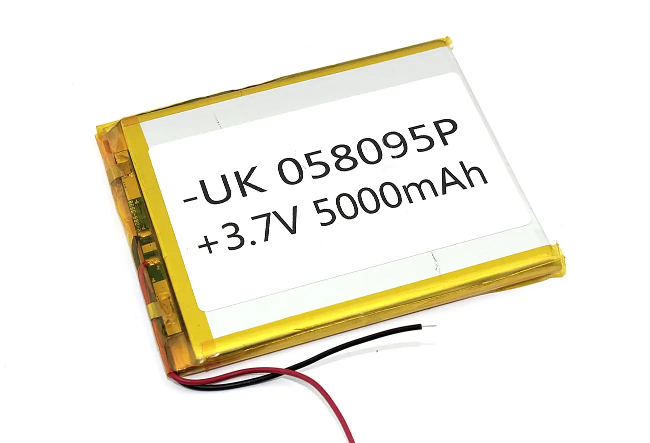 Аккумулятор Li-Pol (батарея) 5*80*95мм 2pin 3.7V/5000mAh (1)