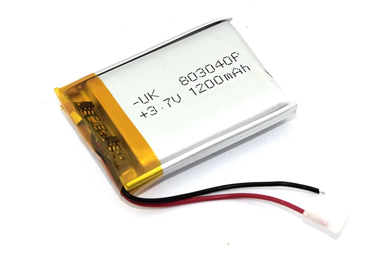 Аккумулятор Li-Pol (батарея) 8*30*40мм 2pin 3.7V/1200mAh (1)