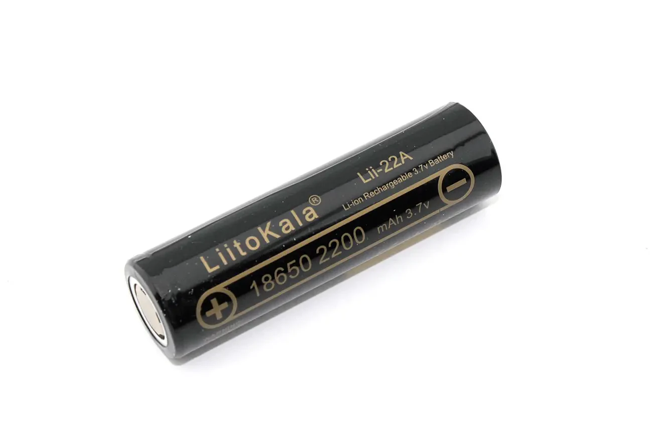 Аккумулятор типа 18650 Li-Ion LiitoKala Lii-22A 2200mAh, 3.7V (1)