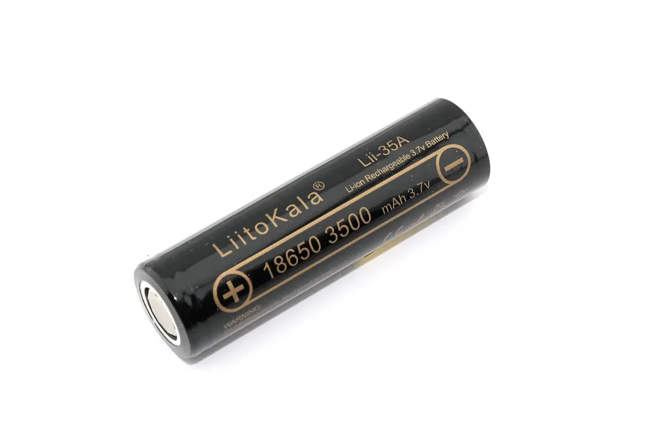 Аккумулятор типа 18650 Li-Ion LiitoKala Lii-35A 3500mAh, 3.7V (1)