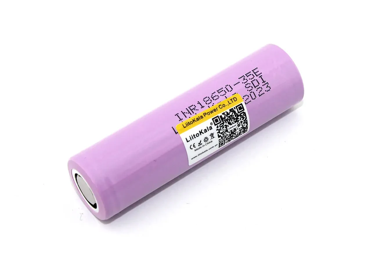 Аккумулятор типа 18650 Li-Ion LiitoKala 35E 3500mAh, 3.7V (1)