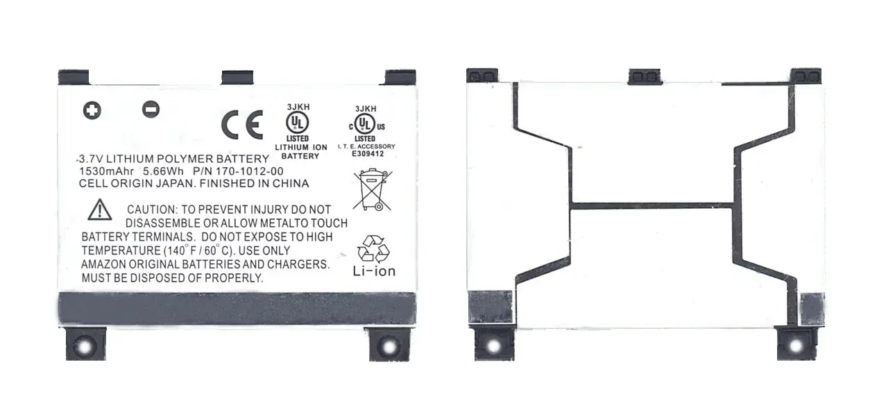 Аккумуляторная батарея 170-1012-00 для Amazon Kindle 2 3G, Kindle DX 3,7v 1530mAh (1)