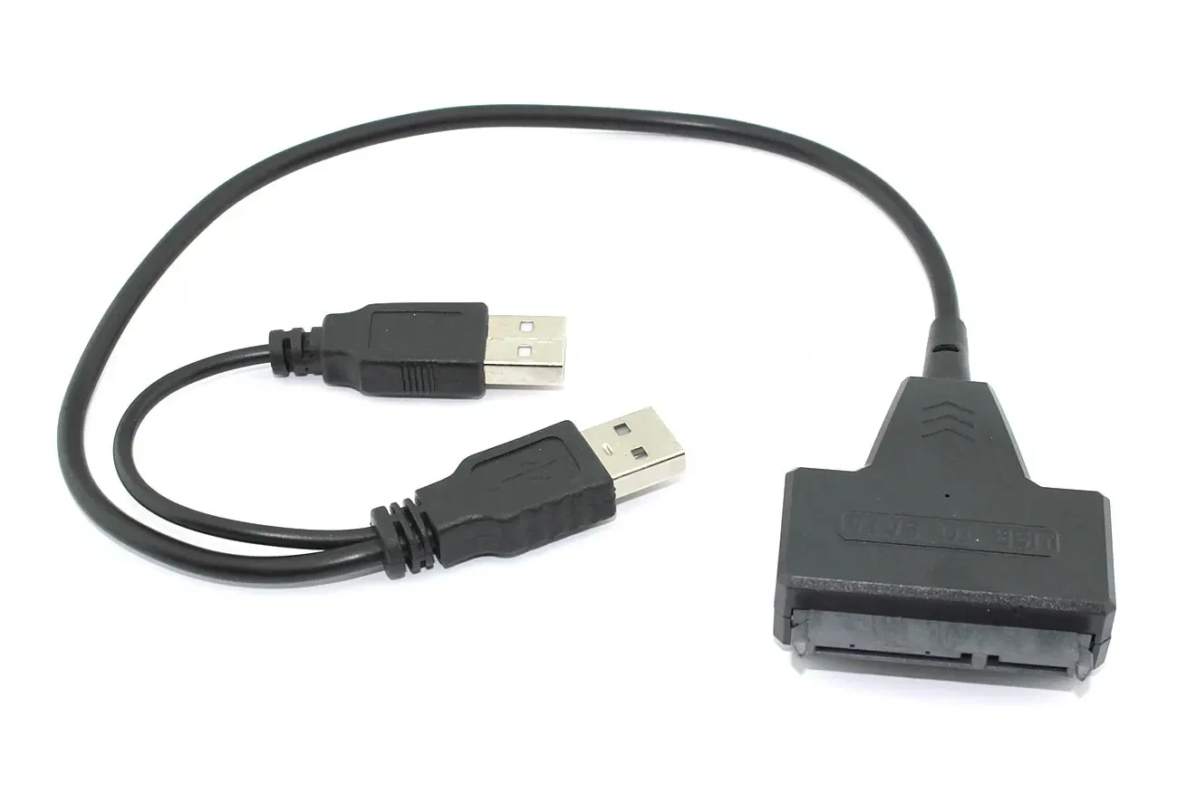 Переходник SATA на USB 2.0 на шнурке 30см с индикатором (1)