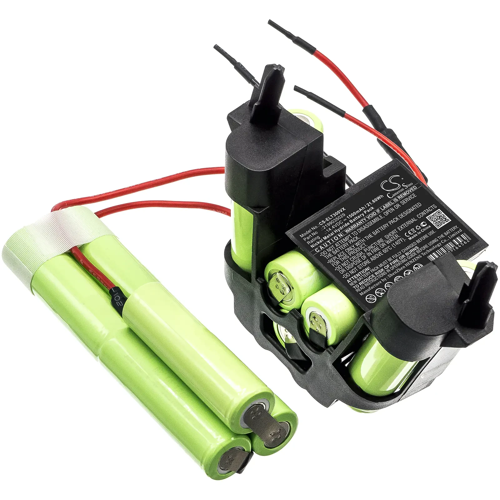 Аккумулятор CS-ELT300VX для пылесоса Electrolux ErgoRapido, ZB3004 14.4V 1500mAh Ni-MH (1)