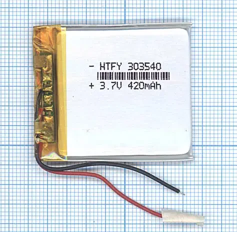 Аккумулятор Li-Pol (батарея) 3*35*40мм 2pin 3.7V/420mAh (1)