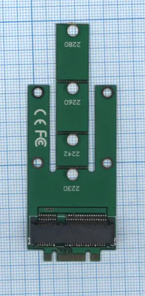 Переходник SSD mSATA на SSD M.2 эмулятор M.2 (1)