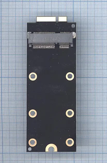 Переходник mSATA на 7+17 pin SSD Для MacBook Pro Retina 2012 IMAC A1425 A1398 MC975 MC976 ME662 (1)