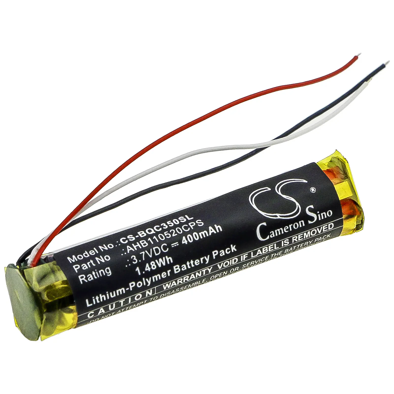 Аккумуляторная батарея CameronSino CS-BQC350SL для BOSE Quietcomfort 35, QC3 3.7V 400mAh / 1.48Wh (1)