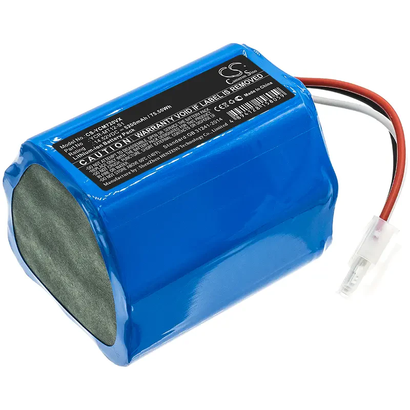 Аккумулятор CS-YCM720VX для пылесоса iClebo Omega, O5, YCR-M07-20W 14.52v 5200mAh / 75.50Wh (1)