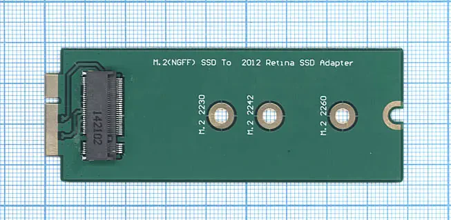 Переходник M.2 SSD на NGFF SSD для Apple (1)