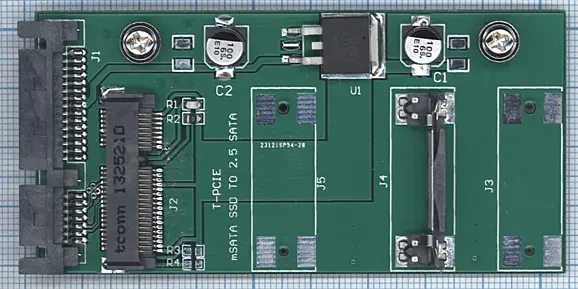 Переходник SSD на 2.5 SATA mini PCI-E (1)