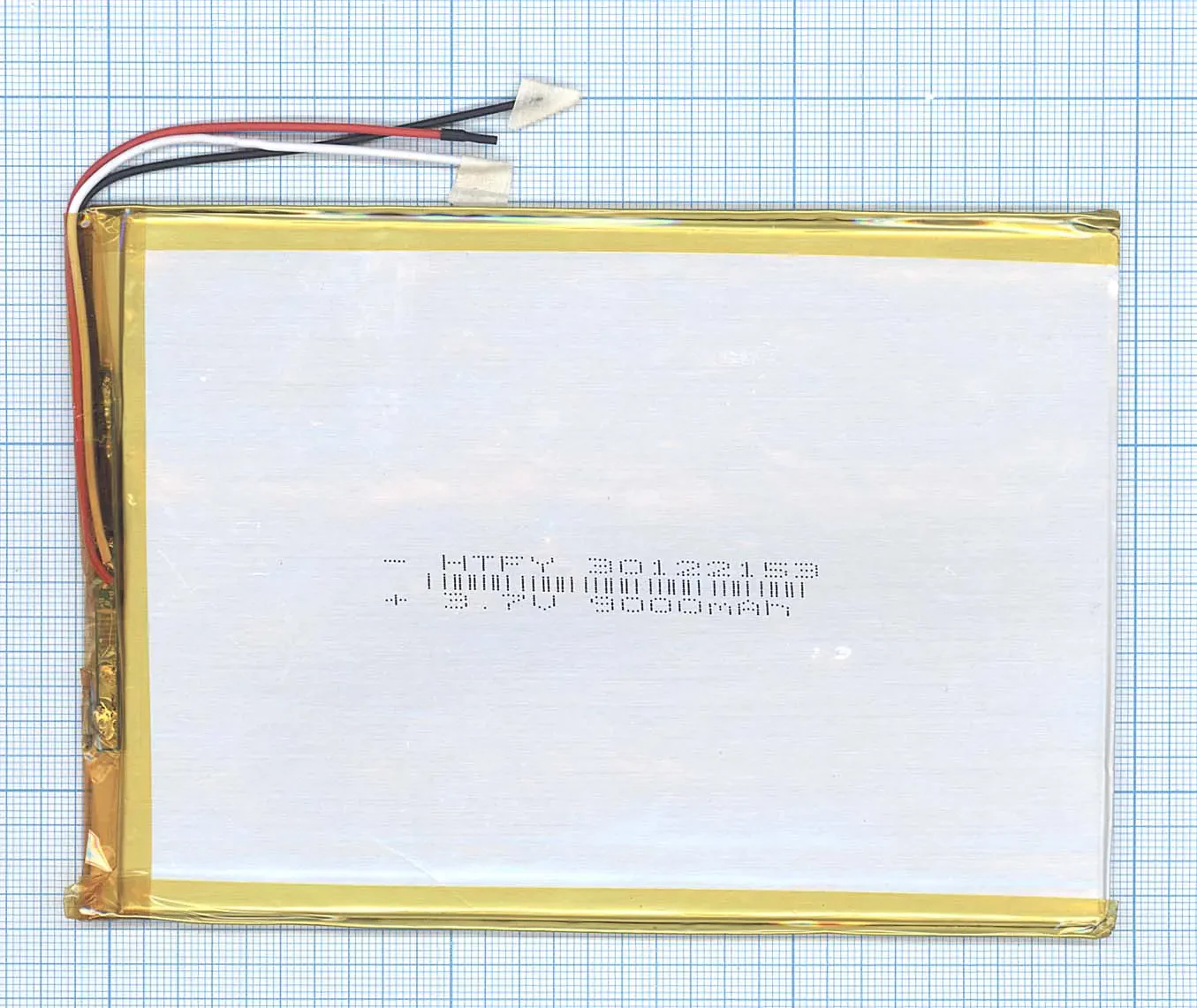 Аккумулятор Li-Pol (батарея) 3*122*153мм 3pin 3.7V/9000mAh (1)