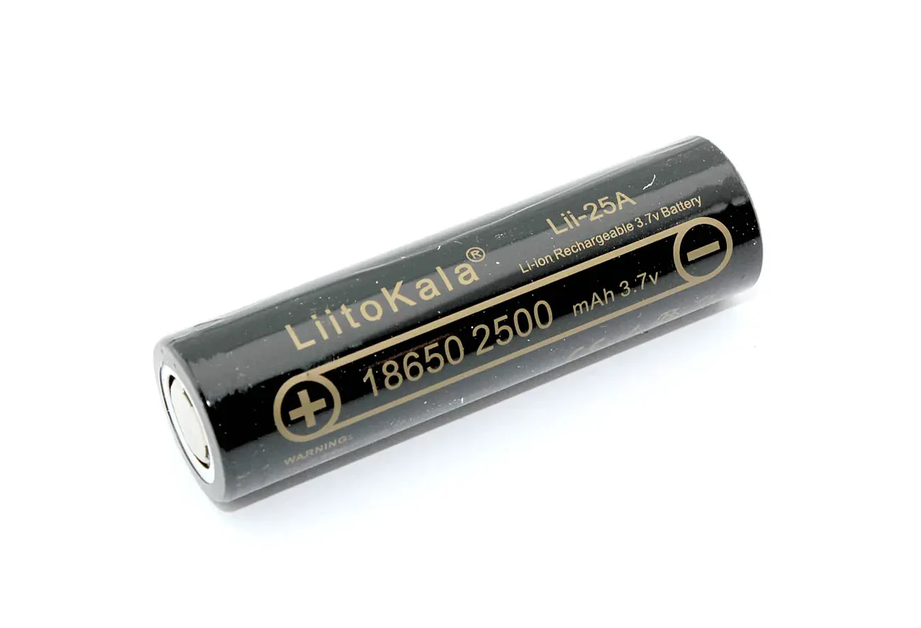 Аккумулятор типа 18650 Li-Ion LiitoKala Lii-25A 2500mAh, 3.7V (1)