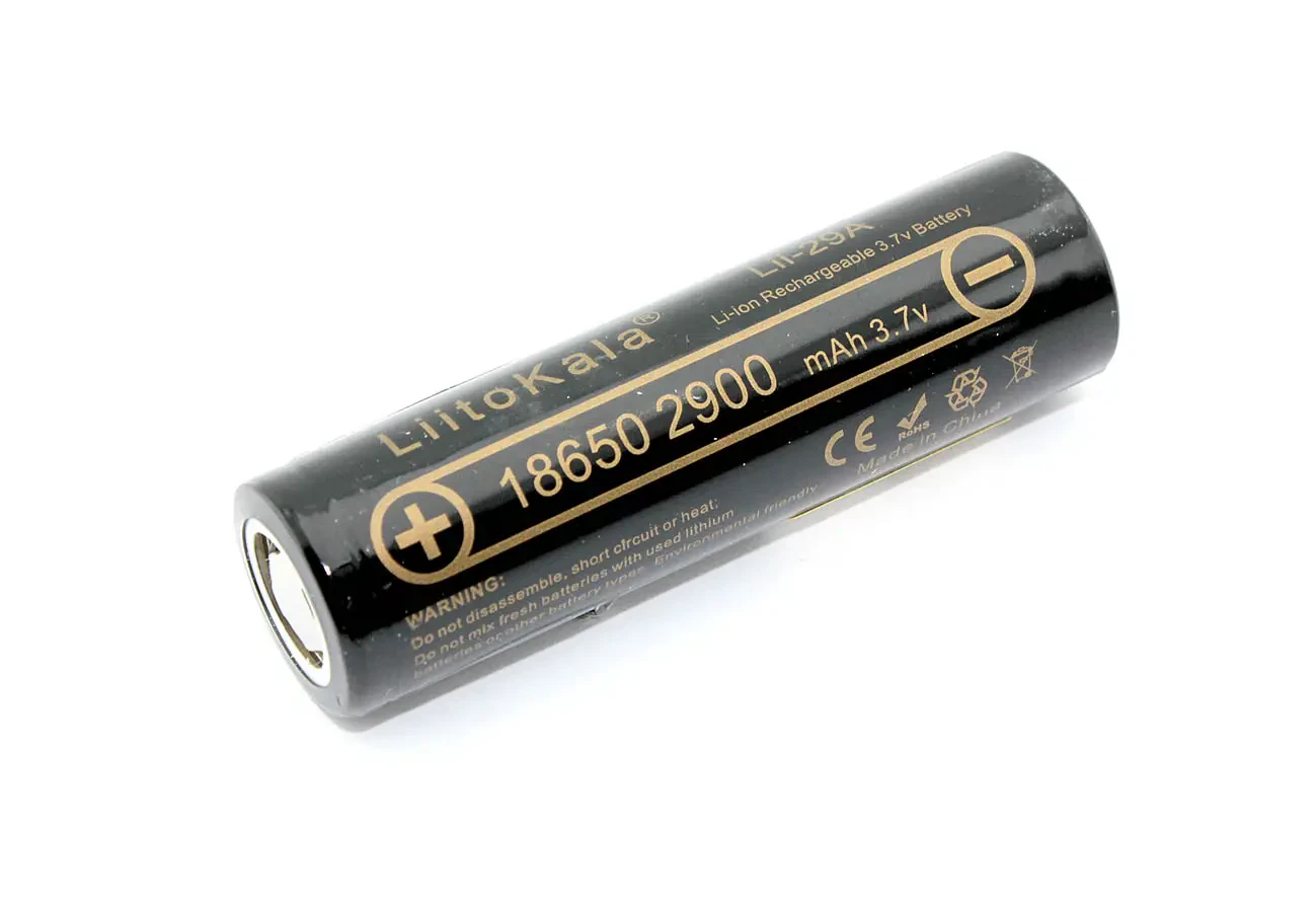 Аккумулятор типа 18650 Li-Ion LiitoKala Lii-29A 2900mAh, 3.7V (1)